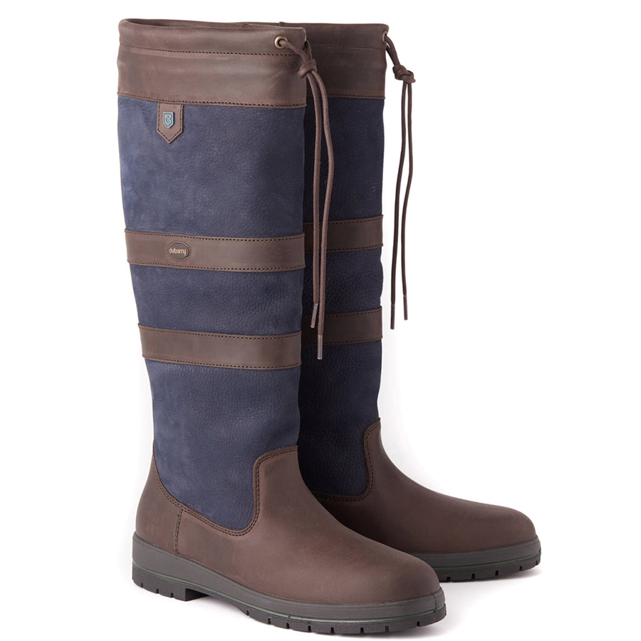 Dubarry Galway Boots- Navy/Brown 38 (5) 1